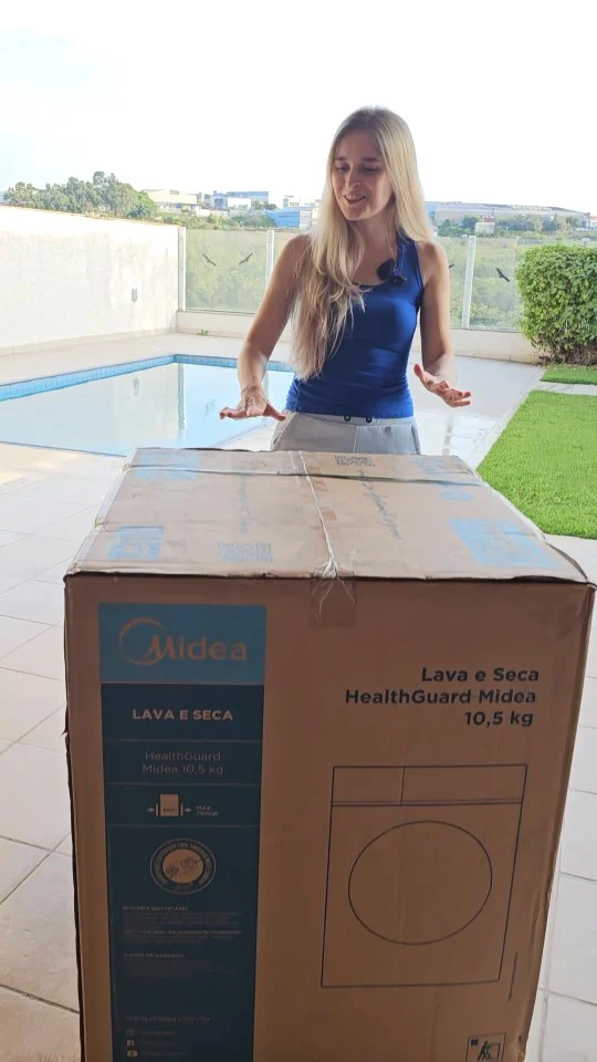 Minha lava e seca da @mideabrasil acabou de chegar

 Com ela eu posso escolher todas as funções de lavagem pelo app 💙

Cupom JOSI8 garante 8% de desconto 
(válido no mês de Julho)

#casaconectada #midea #lavaeseca  você já conhecia essa função de escolher os programas de lavagem pelo app ?